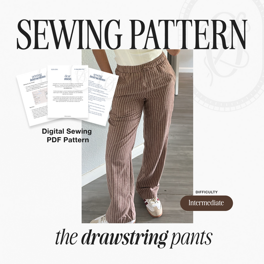 XS-XL | Drawstring Pants | PDF Sewing Pattern