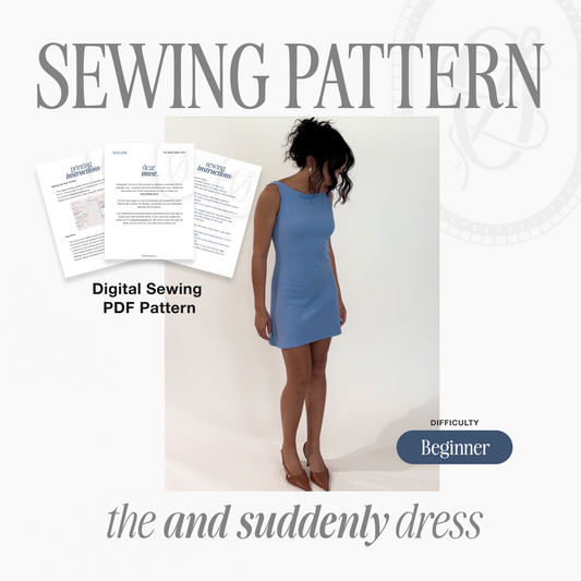 XS-XL | And Suddenly Dress | PDF Sewing Pattern